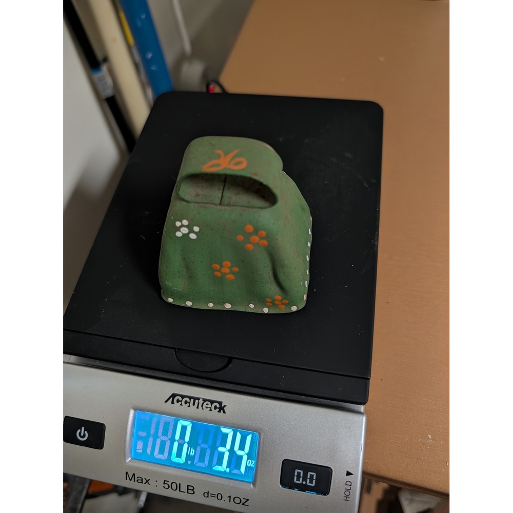 Vintage Green‎ Cow Bell Metal Decorative Painted Farmhouse Decor Country Western - Picture 8 of 8